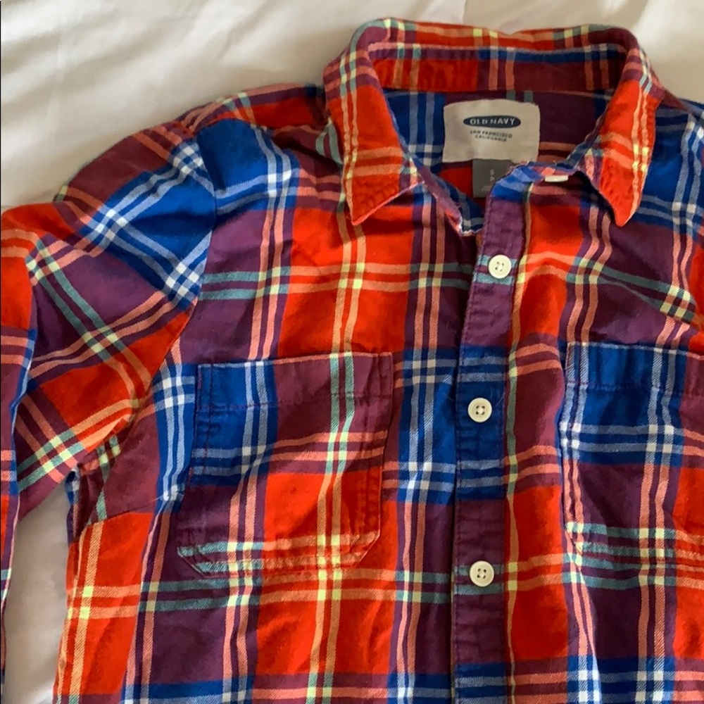 Plaid old navy shirt